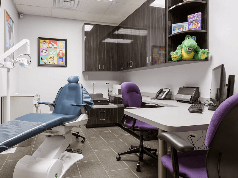 Exam Room in Childrens Dental Office